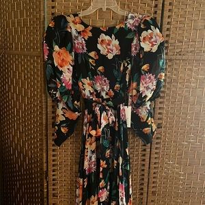 Long multicolored dress